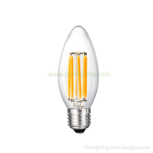 New Products Candle Bulb LED Filament Bulb Dimmable